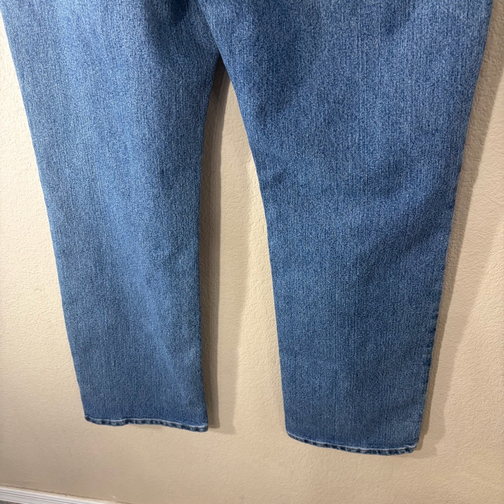 Ariat Rebar M4 Relaxed Bootcut Men's Blue Denim Jeans Cotton Logo 5-Pocket 38x34 - Picture 8 of 15